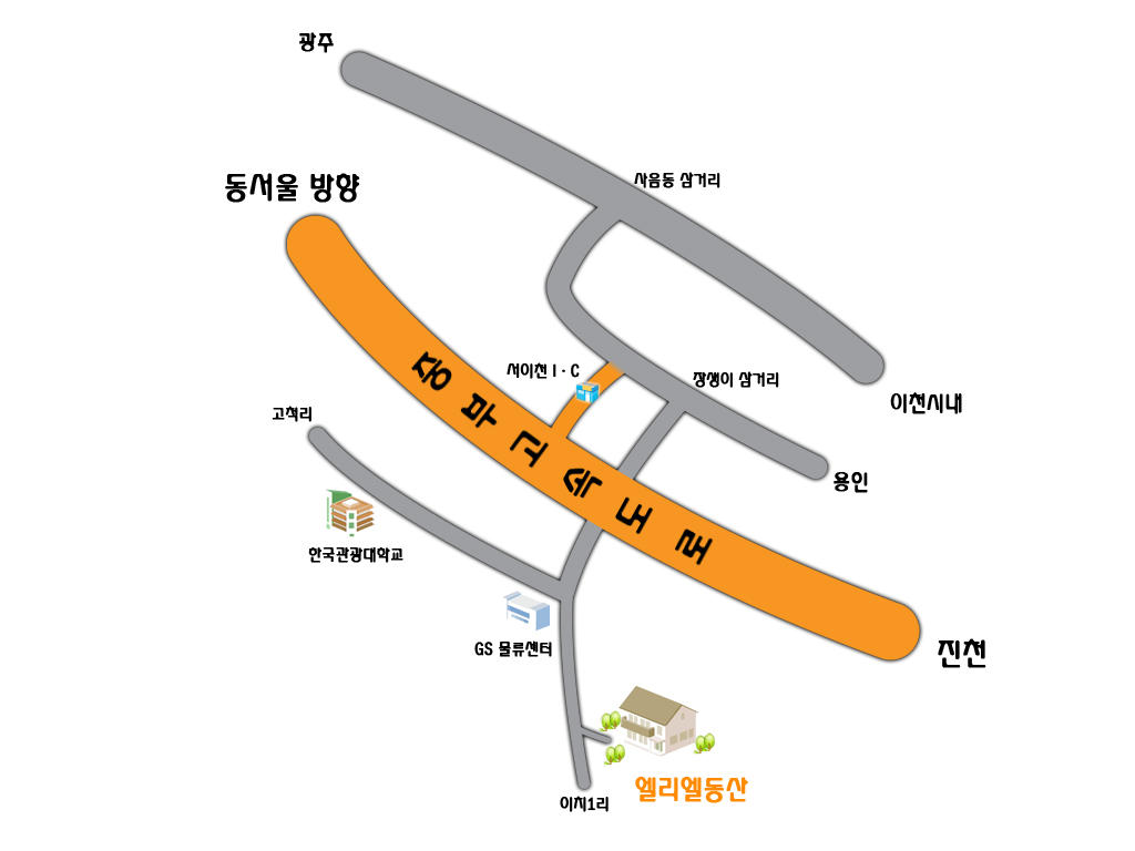 엘리엘동산 시설약도