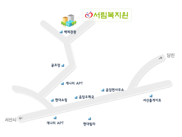 서림요양원 시설약도