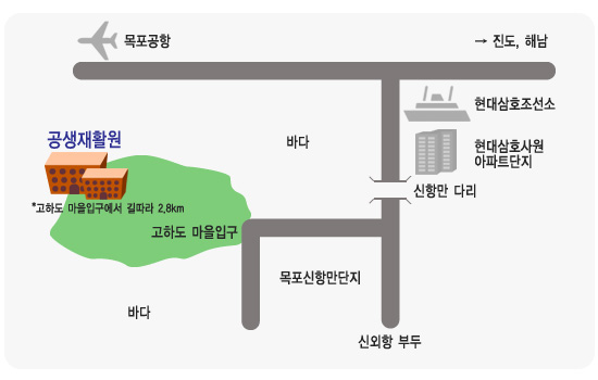 공생재활원 시설약도