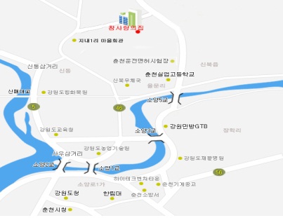 참사랑의집 시설약도