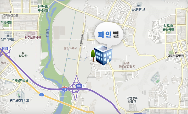 파인빌 시설약도
