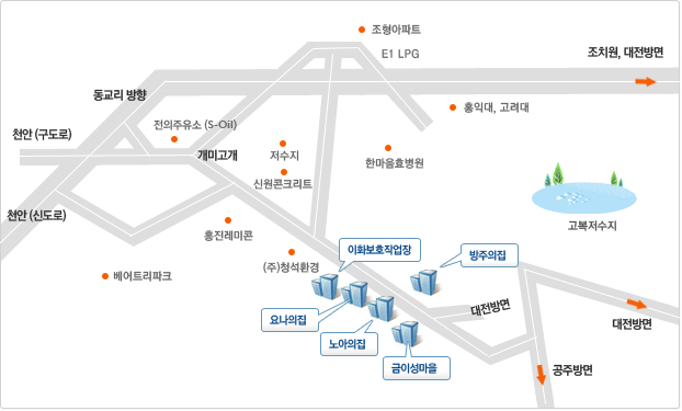 노아의집(세종) 시설약도